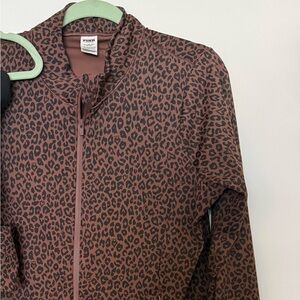 PINK Victoria's Secret Leopard Print Jacket and Black Pants